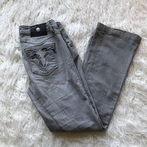 ANTIK DENIM LIGHT GREY‎ BOOTCUT JEANS
